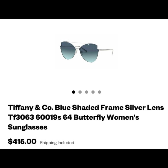 Tiffany & Co. Butterfly Sunglasses - Picture 1 of 6